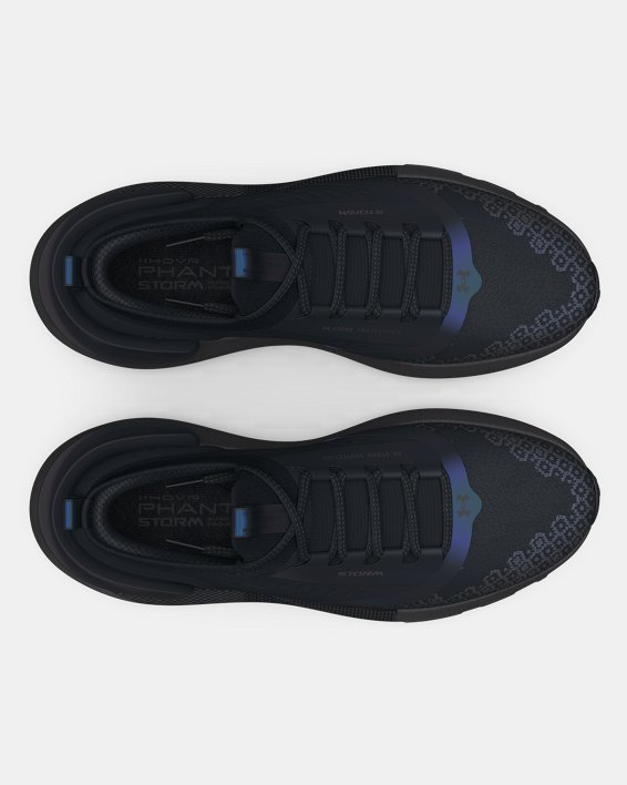 Unisex UA HOVR™ Phantom 3 Storm Running Shoes in Black image number 2